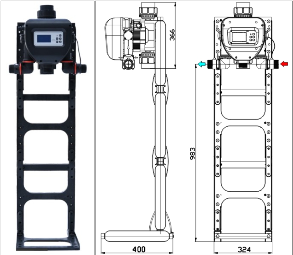 DR10-1S control valve seat frame